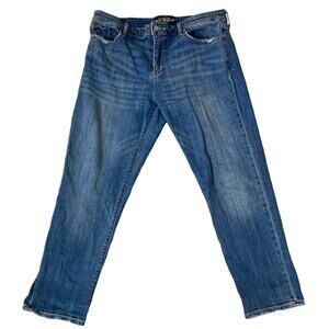 Lucky Brand jeans straight leg Sienne Slim Boyfriend SZ 14 waist 32"